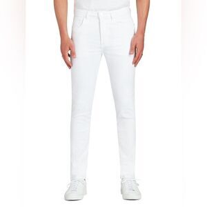 NWT MONFRÈRE White High Rise Greyson Skinny Jeans Men's Size 36 $236
